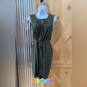 H&M Olive green dress size XSmall‎